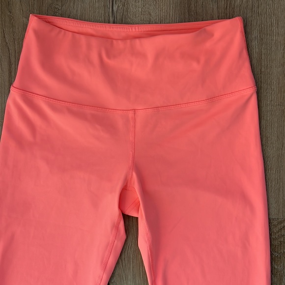 NWOT 90 Degree By Reflex Women’s Coral Hi Rise Ankle Length Leggings Size Medium - Picture 5 of 16